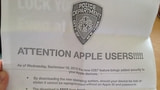 NYPD Encourages Apple Device Owners to Update to iOS 7 [Photo]