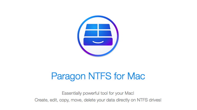 Paragon Software Releases NTFS for Mac