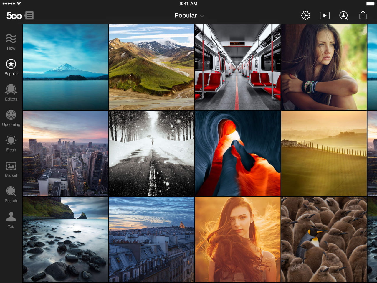 500px App Gets New Animated Login and Tour, Full iOS 7 Support, Ability ...