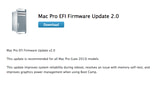 Apple Issues EFI Firmware Update for Newly Launched Mac Pro 