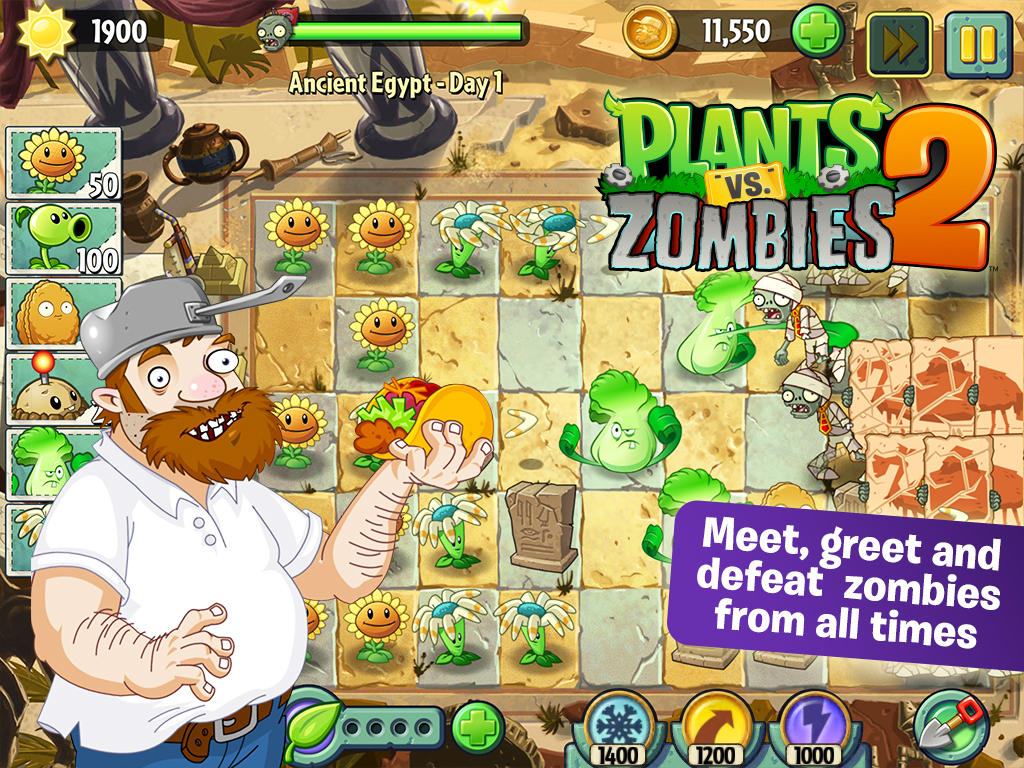 All Plants in Plants vs Zombies 2 Power-Up! 