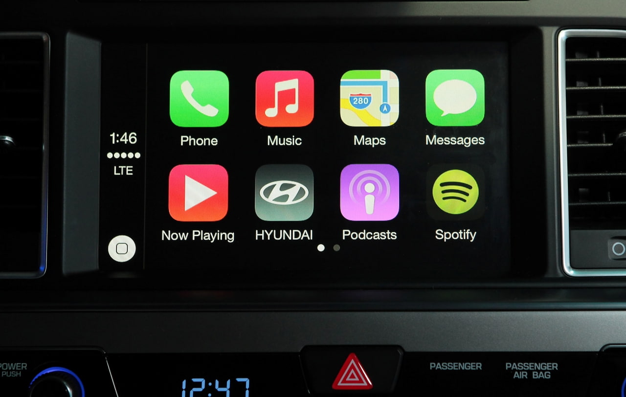 Что такое apple carplay на автомобиле hyundai санта фе