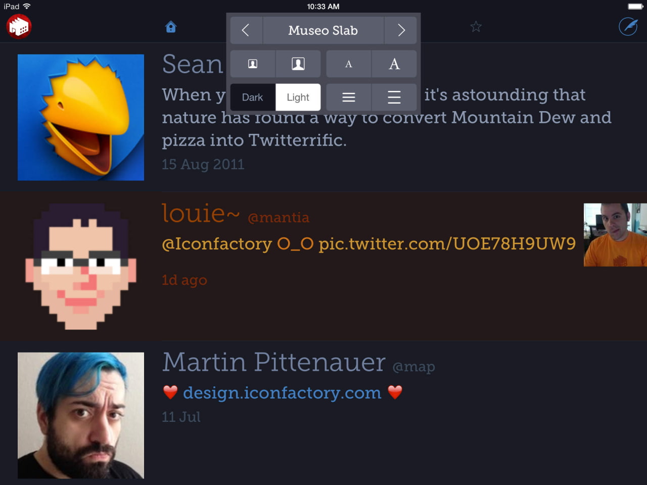 twitterrific app for android