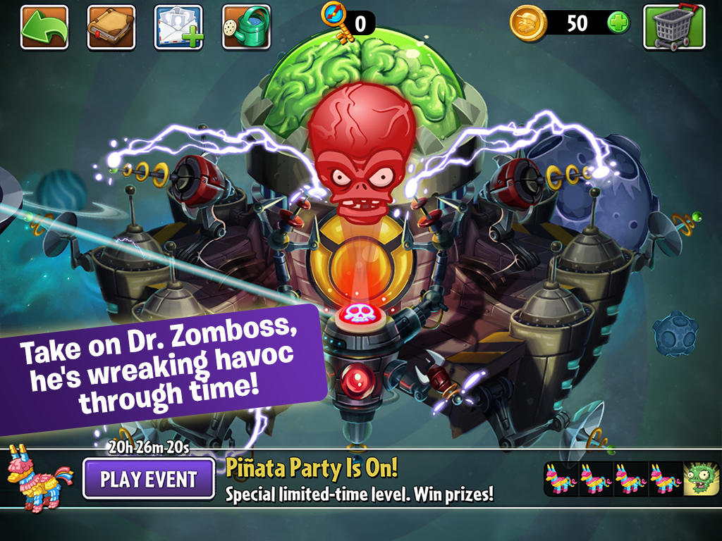 Plants vs Zombies 2 has been updated with some medieval new