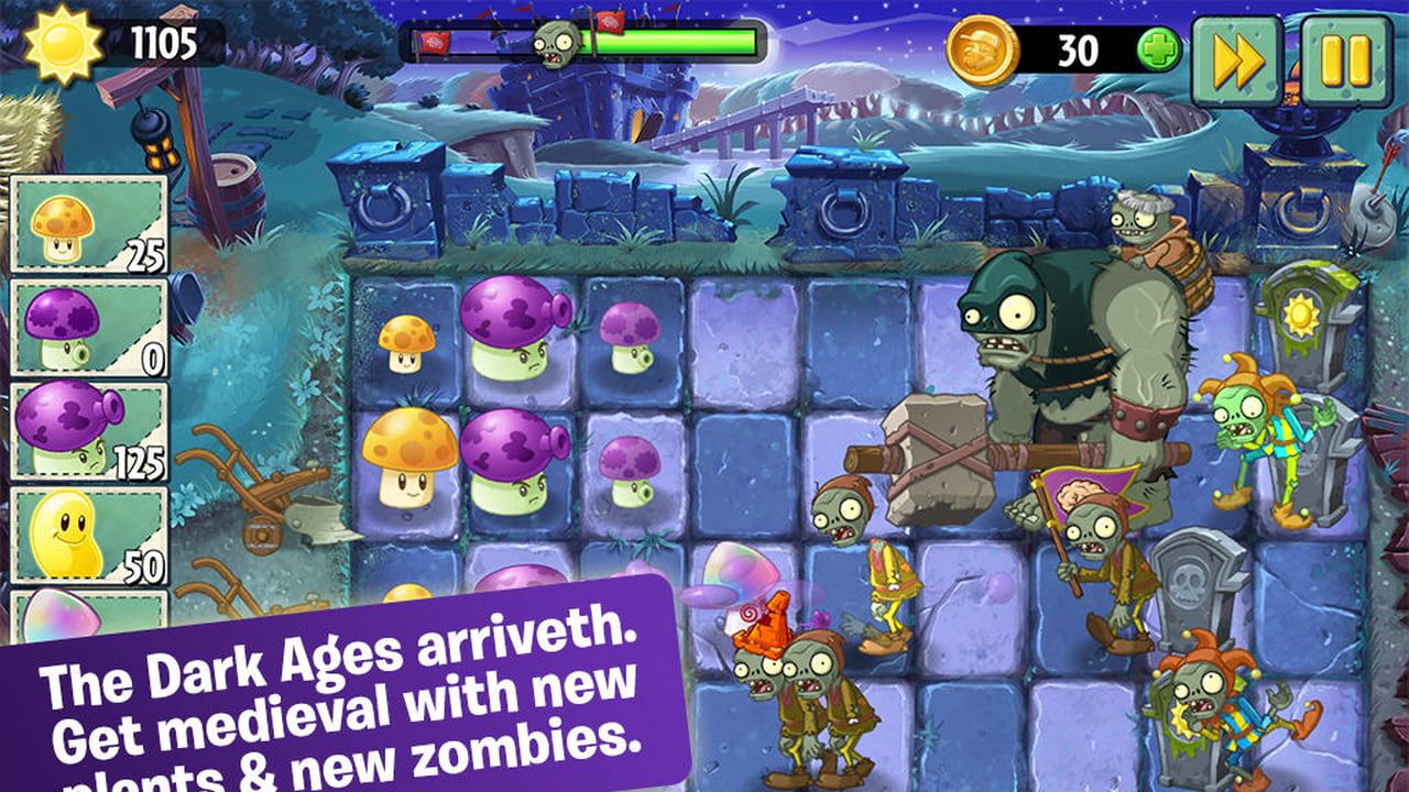 Plants VS Zombies 2 Dark Ages Trailer 