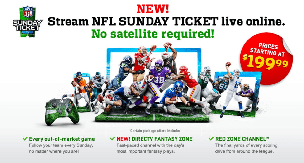 DirecTV is Bringing NFL Sunday Ticket to iOS and Mac Without the Need