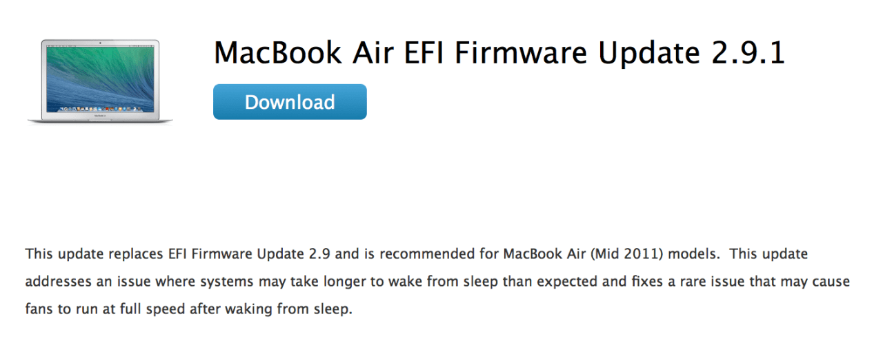 2014 macbook pro efi firmware update