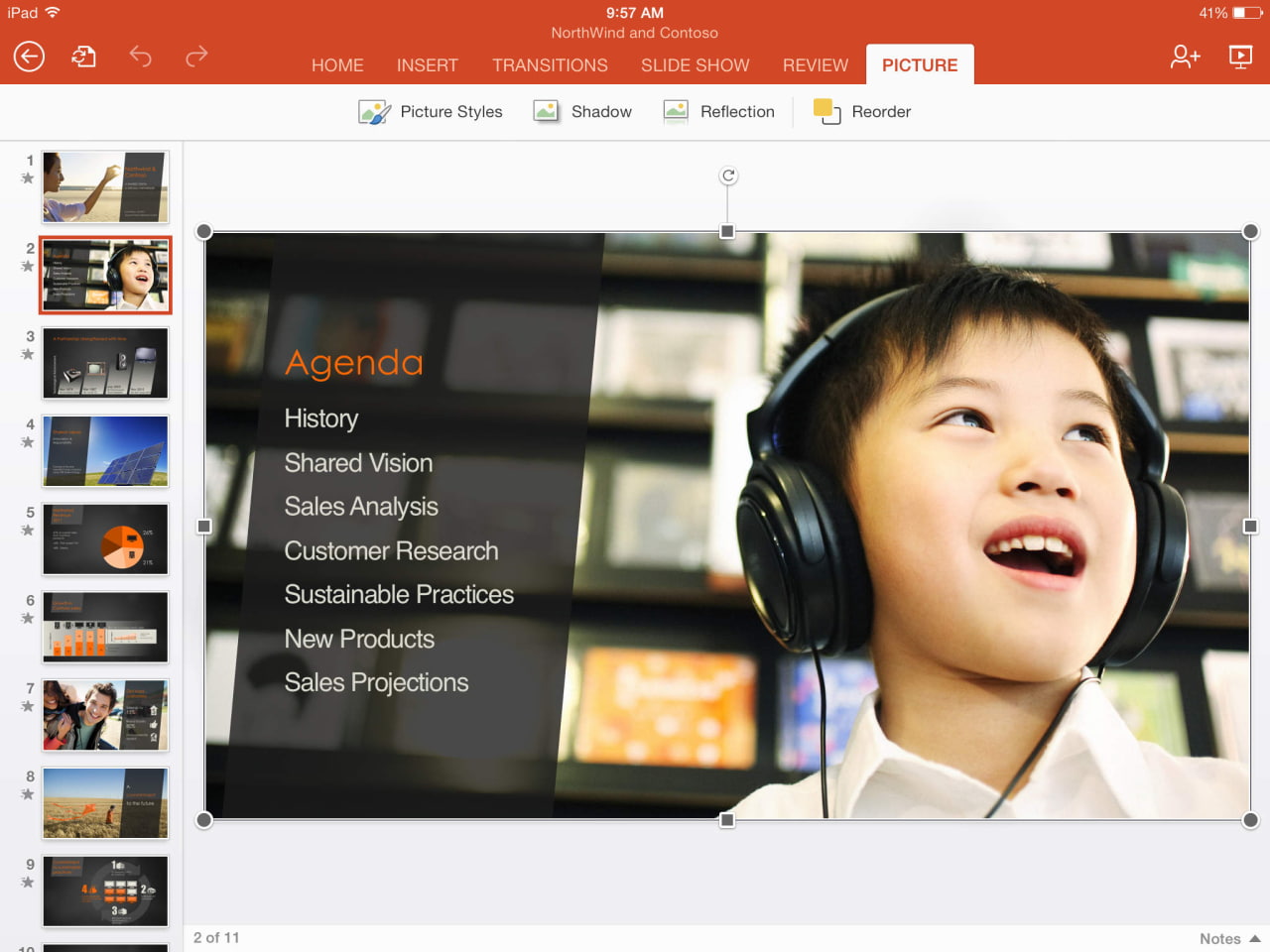 powerpoint presentation from ipad to tv