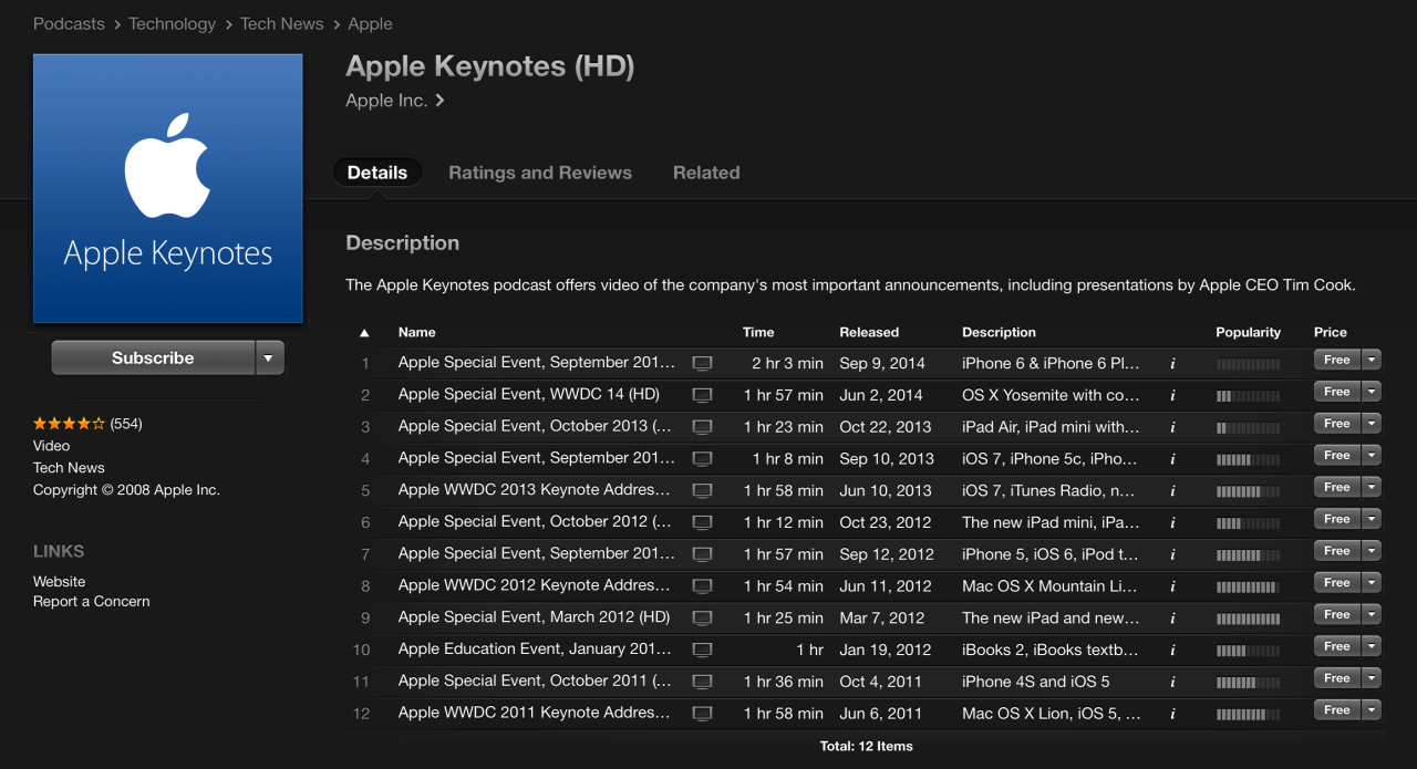 cant watch apple keynote on windows