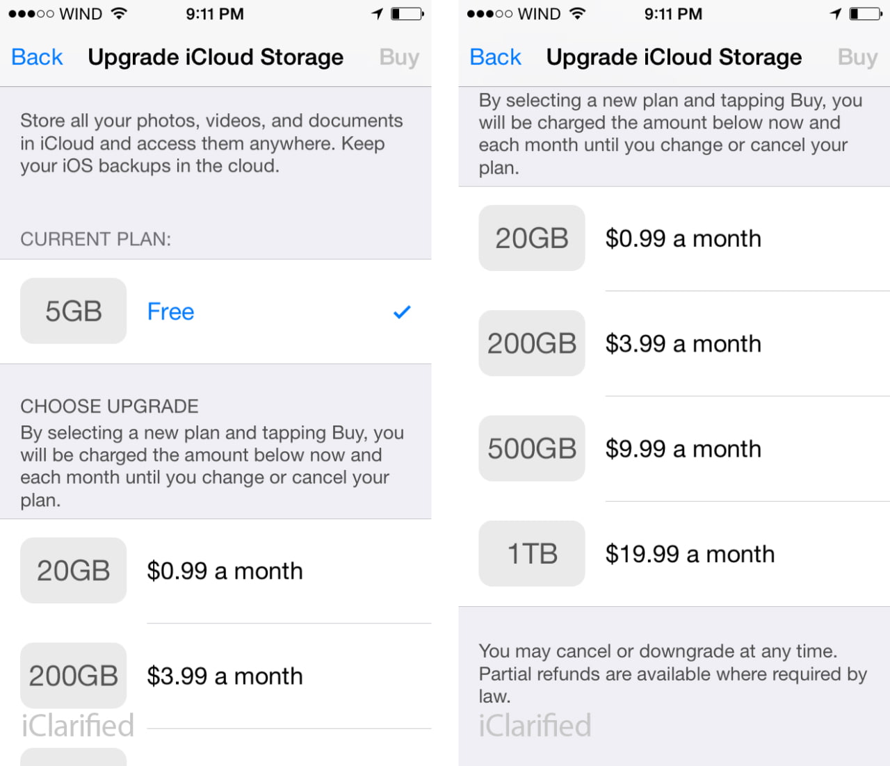 Apple's New iCloud Storage Plans Are Now Live iClarified