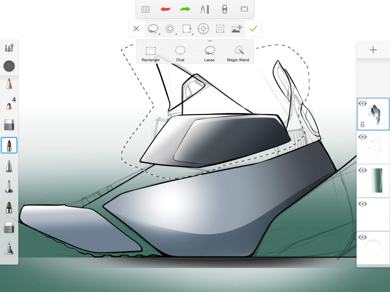 how to use autodesk sketchbook on phone