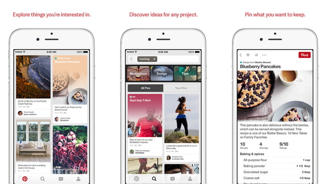 Pinterest App for iOS Gets New Look and Feel, Speed Improvements ...