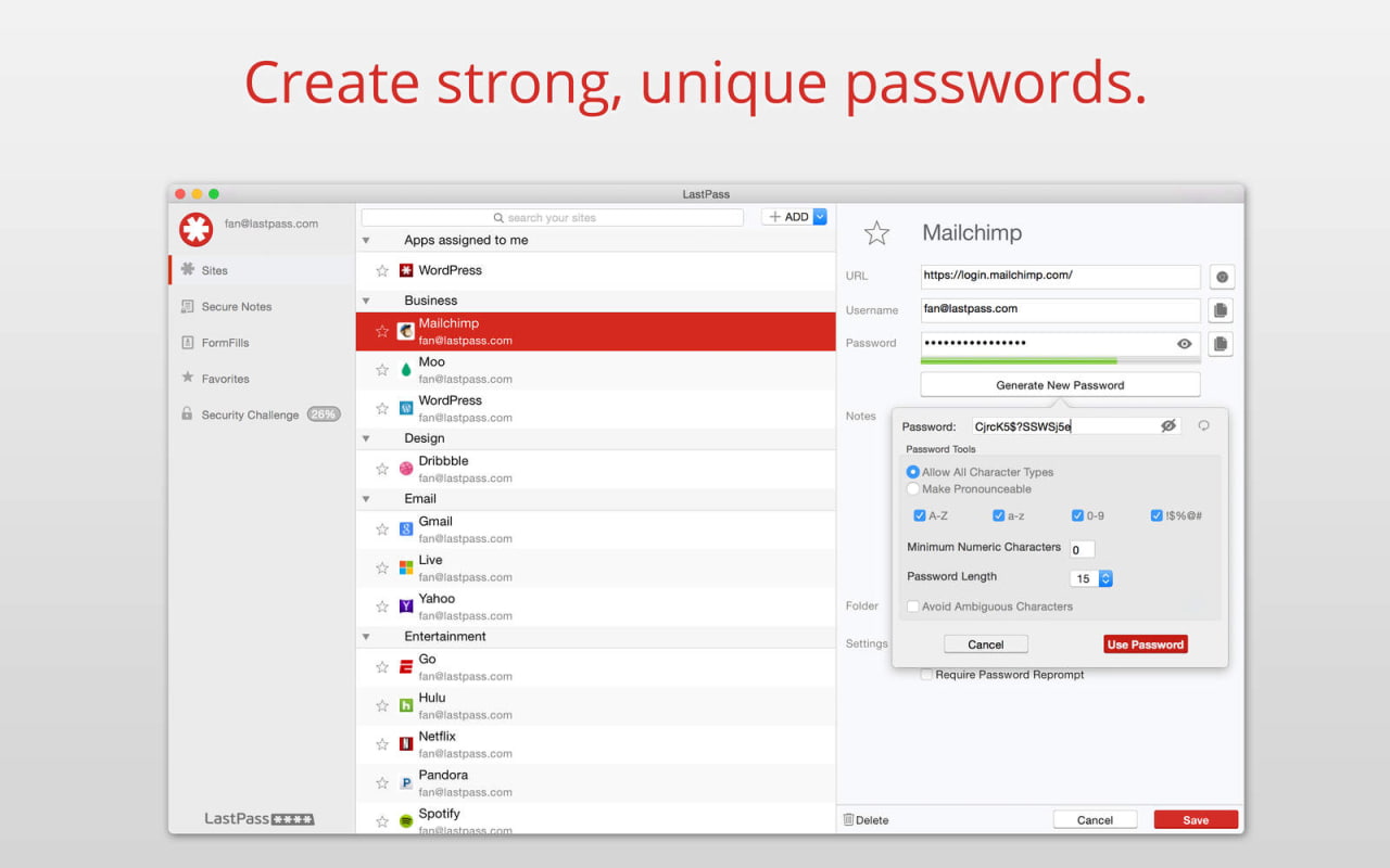 LastPass Password Manager 4.117 for ipod instal