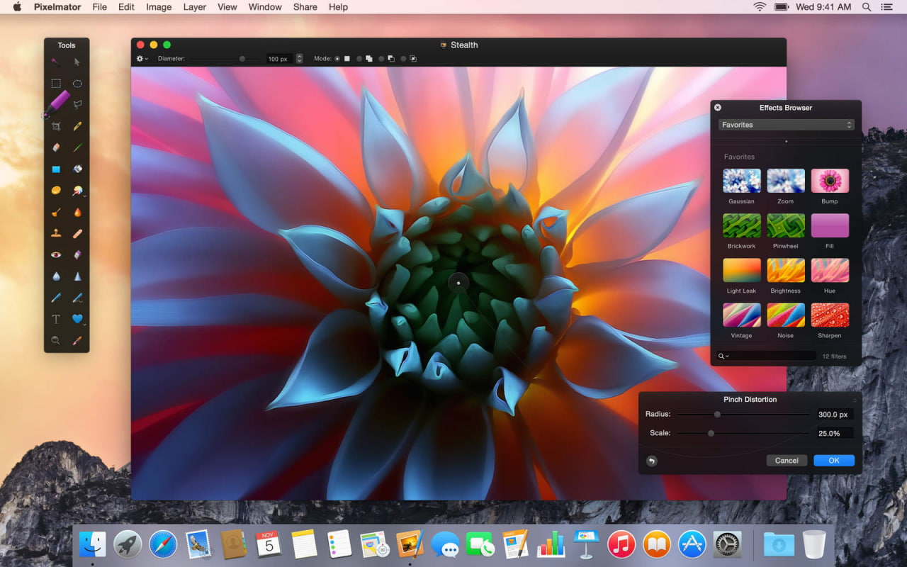 pixelmator pro mac paint effects