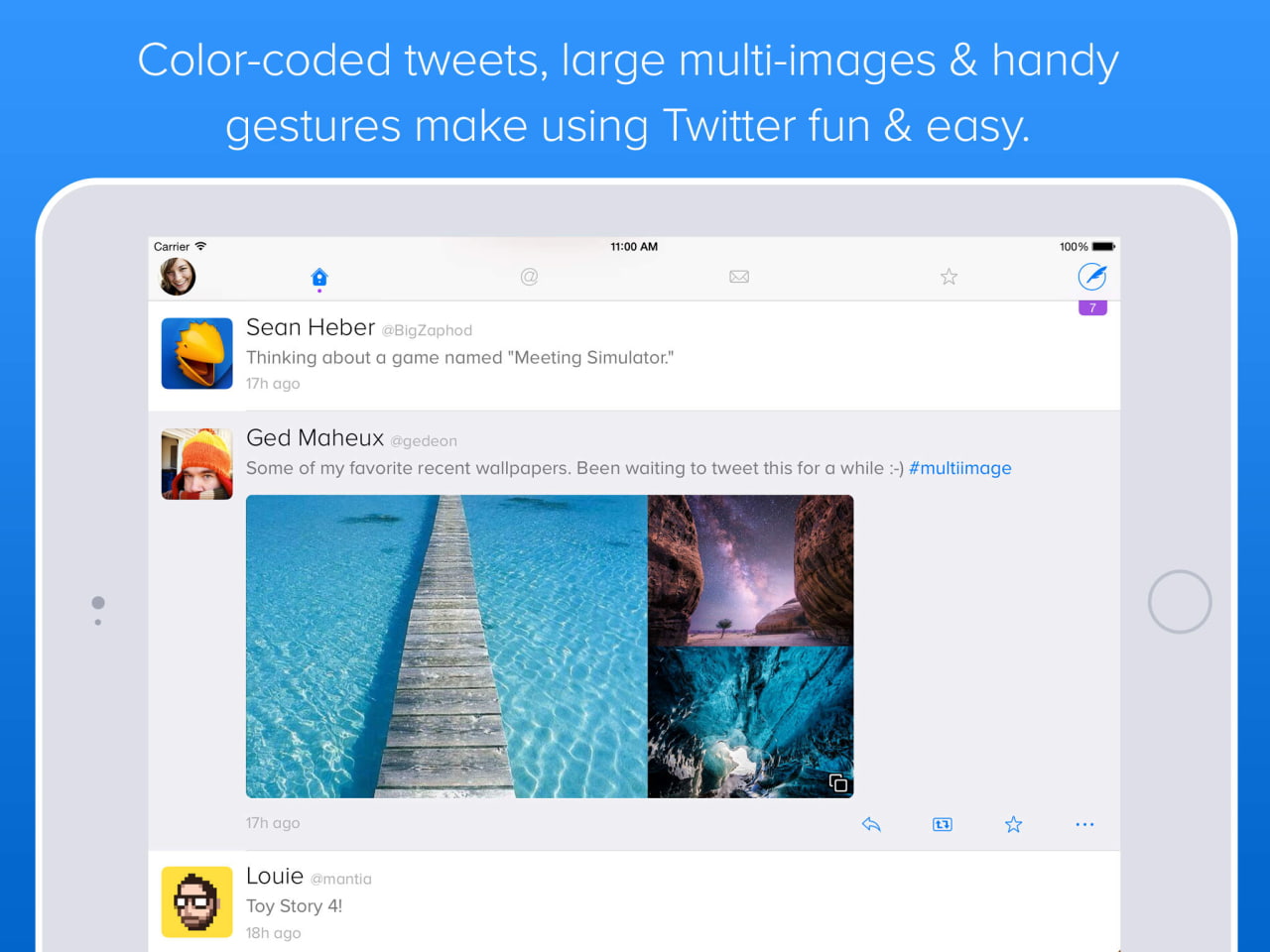 twitterrific clear suggestions
