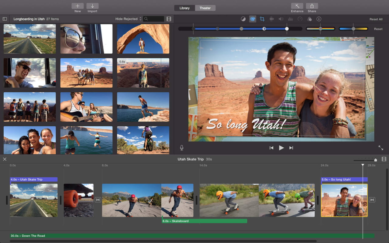 Imovie картинка в картинке