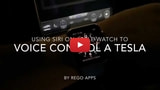 Tesla Model S Voice-Controlled Using Siri on the Apple Watch [Video]