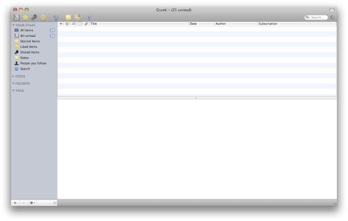 Gruml is a Google Reader for Mac OS X
