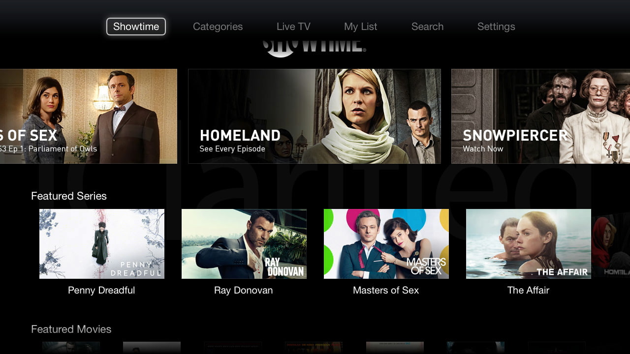 Showtime Launches on Apple TV and iOS for $10.99/Month With Free Month