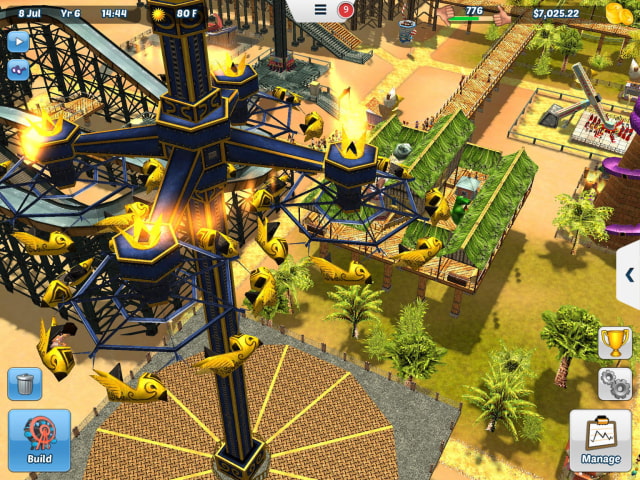 RollerCoaster Tycoon Classic - iPhone gameplay 