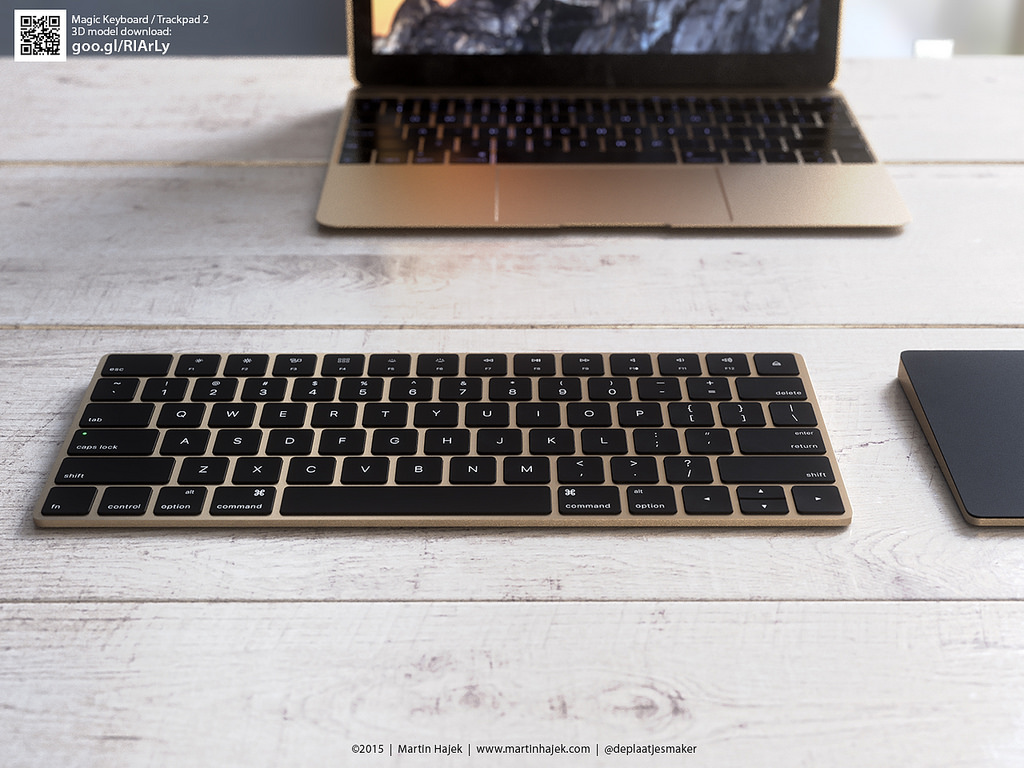 Rose Gold Apple Keyboard