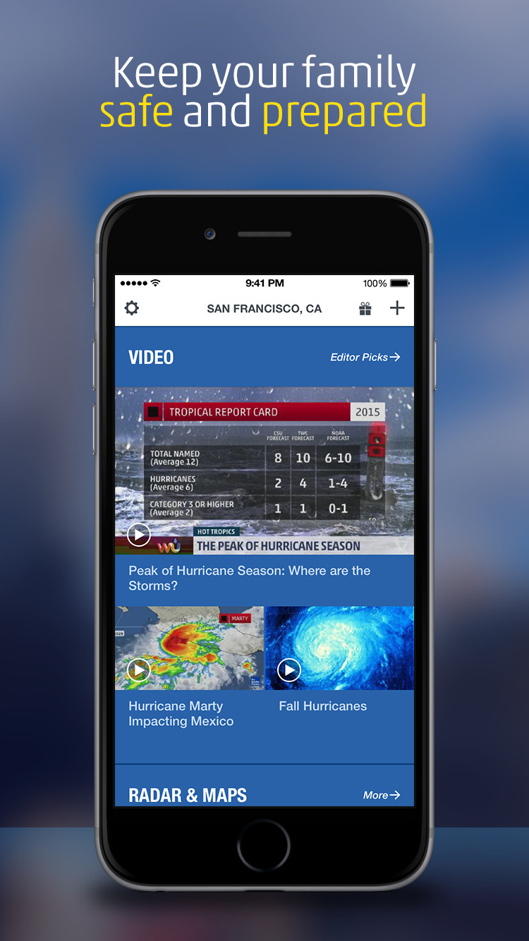 The Weather Channel App Gets Dynamic Home Screen, Morning Show, 15 Day ...