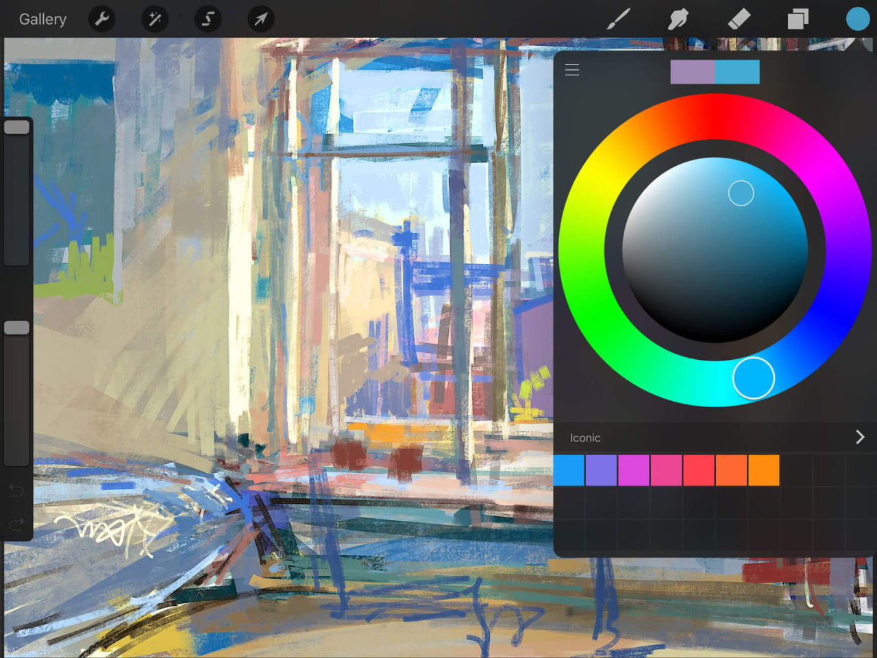 Приложение procreate