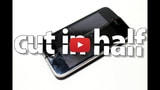 iPhone Cut in Half With Waterjet [Video]