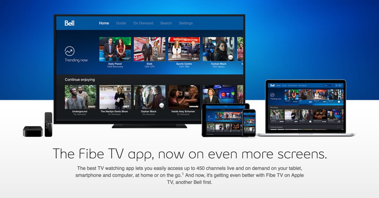 Bell Fibe TV Now Available on the Apple TV iClarified