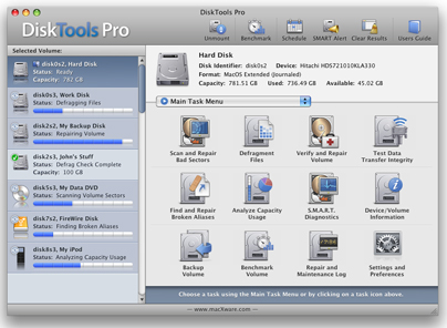 Macware Releases DiskTools Pro 3.5.1