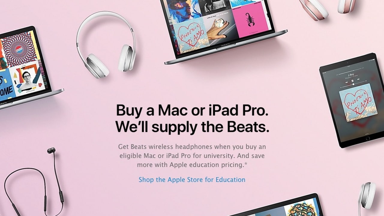 free beats with purchase of macbook
