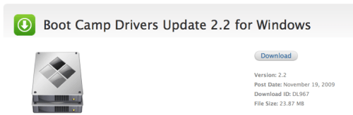 Apple Updates Boot Camp (No Windows 7 Support)