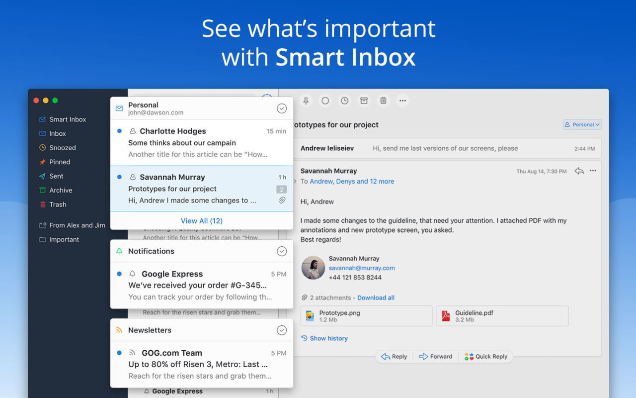 Spark почтовый клиент. Spark почта. Spark mail Mac os. Spark почта для Windows 10.