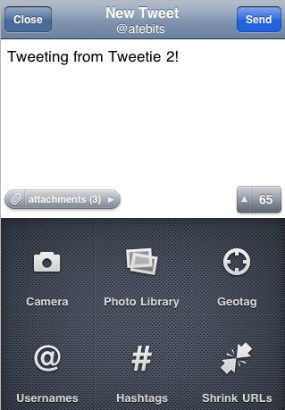 Tweetie 2.1 Adds Geolocation, Lists, Retweet