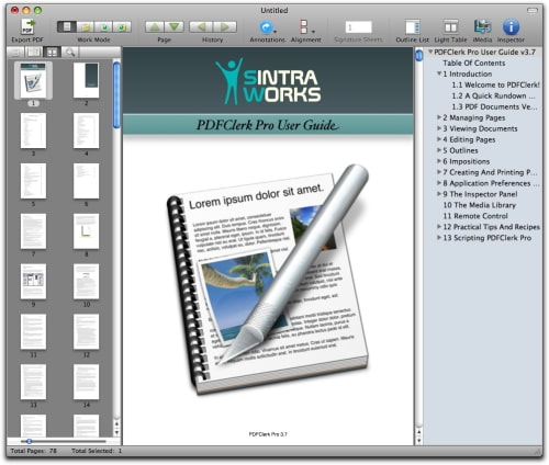 SintraWorks PDFClerk Pro 3.9.4