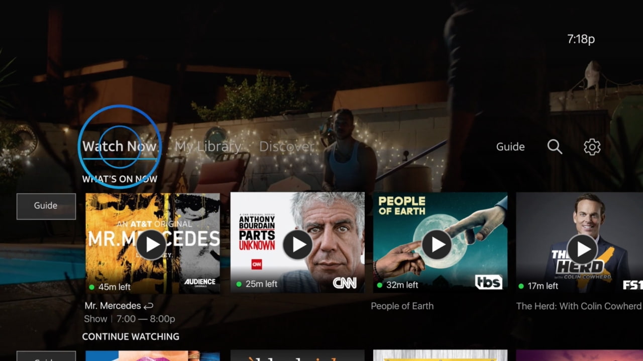 DirecTV Now Gets New Look, True Cloud DVR, Ability to Watch Three