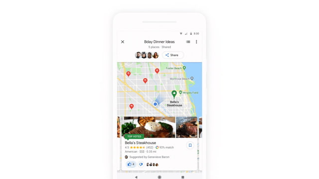 Google Adds Group Planning Feature to Google Maps - iClarified