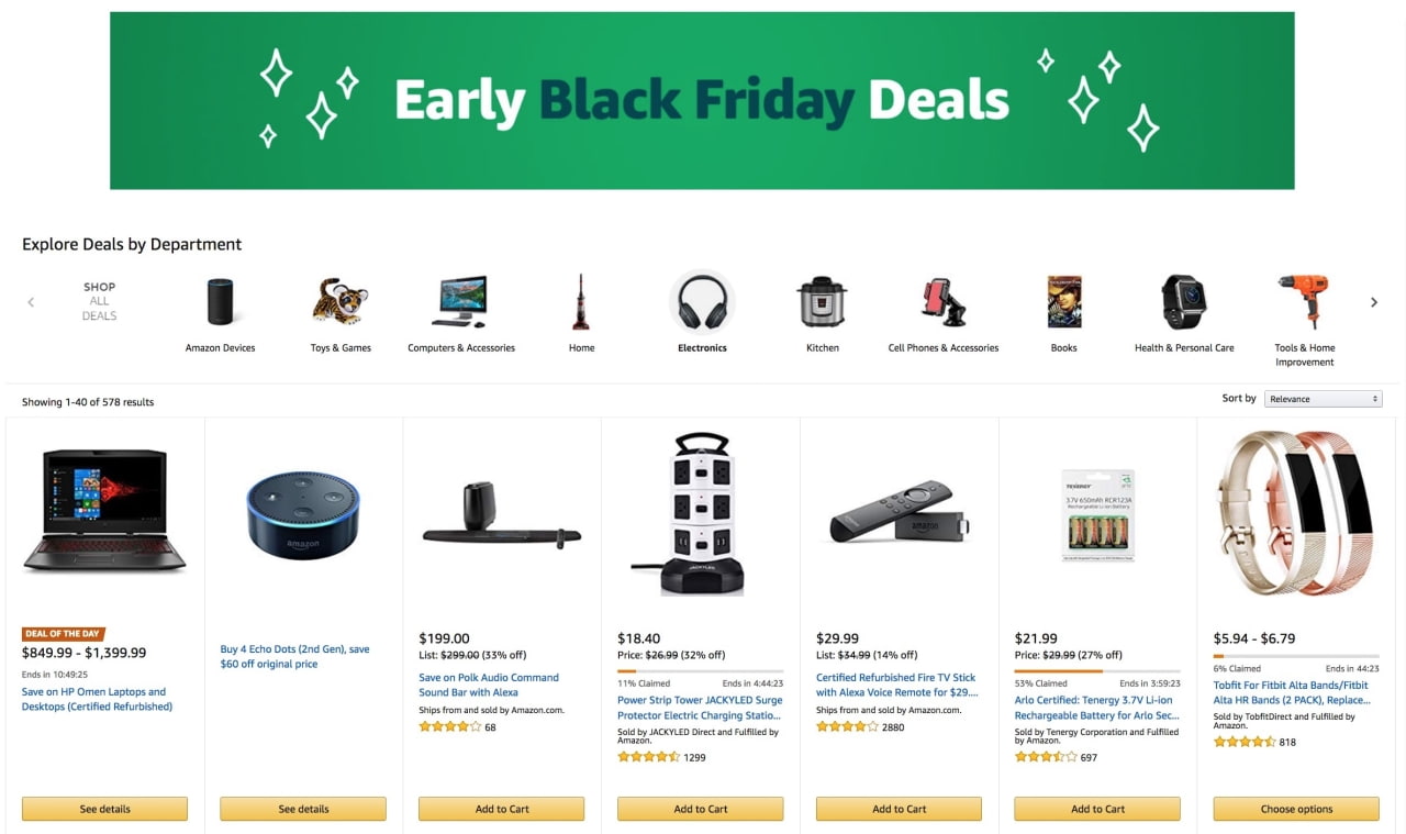 Amazon Announces Early Black Friday Deals iClarified