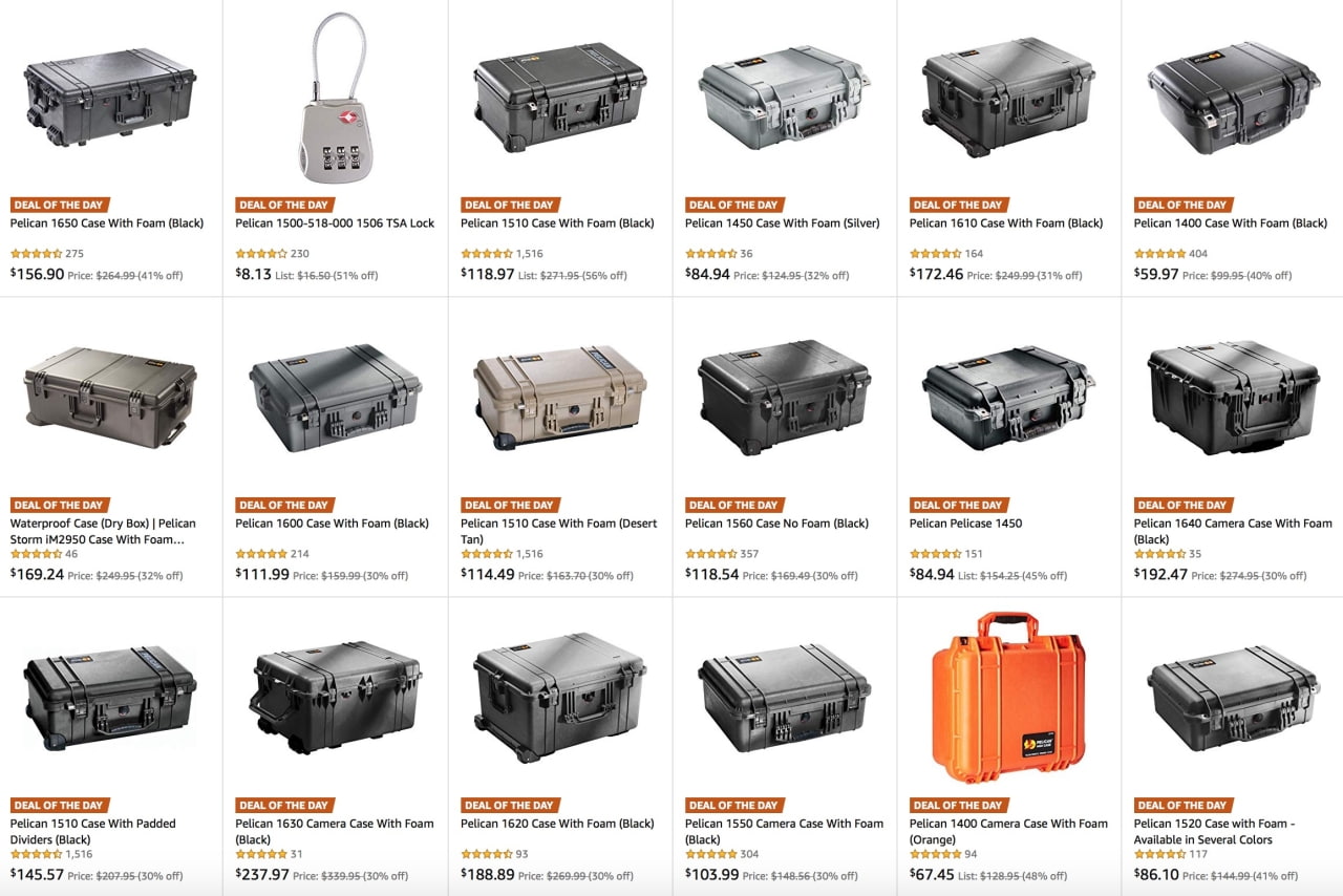 Pelican Case Size Chart