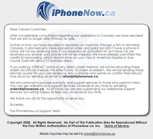 iPhoneNow.ca Equipment Seized