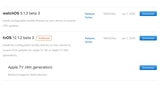 Apple Seeds tvOS 12.1.2 Beta 3 and watchOS 5.1.3 Beta 3 to Developers [Download]