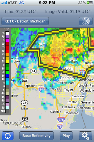 Radar Animations and Multiple Source Warnings