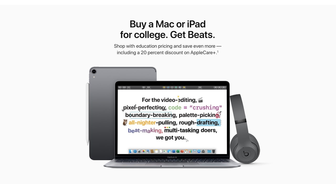 buy mac get beats free 2019