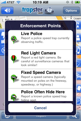 Trapster Speed Trap Alerts Adds Patrol and Caravan Features