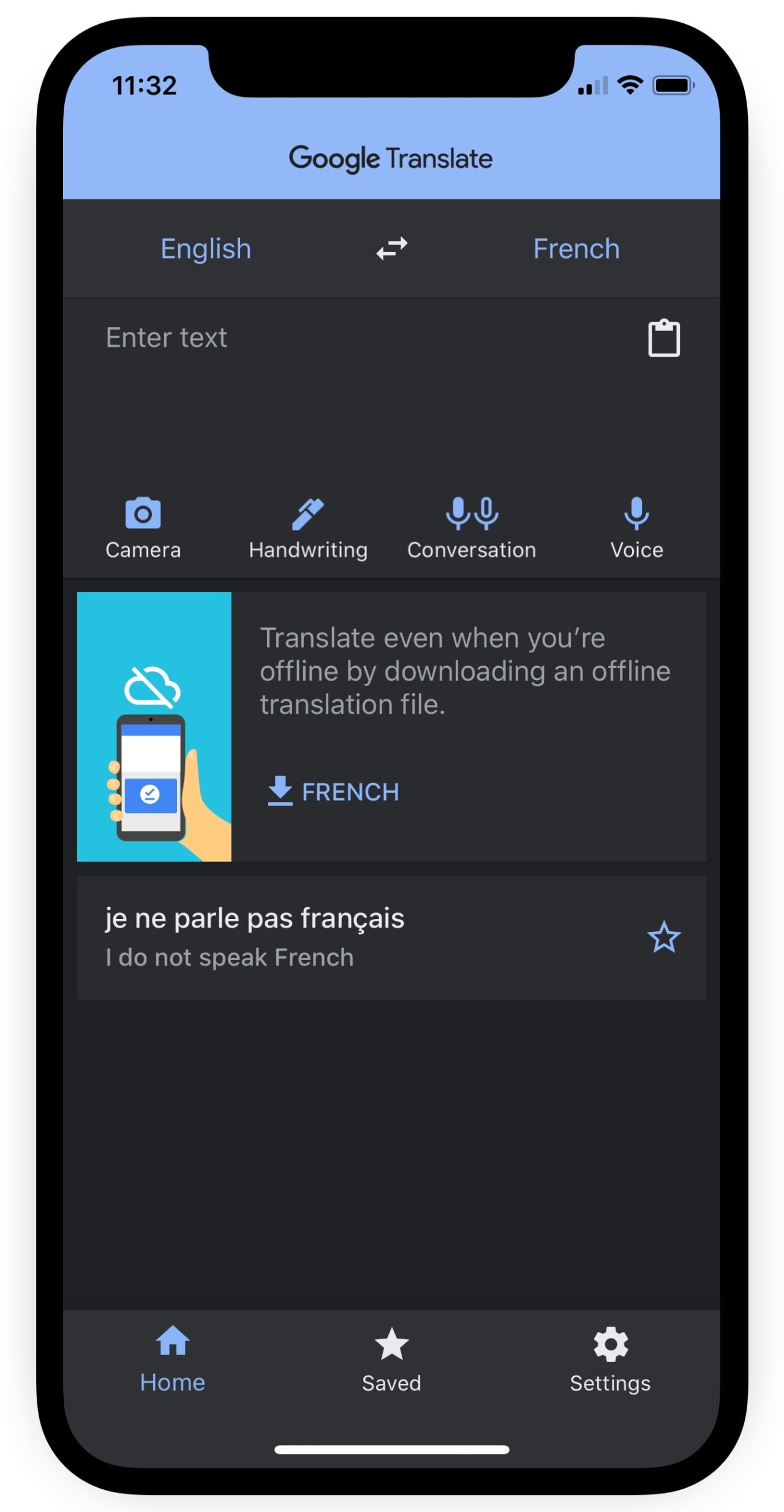 Google Translate App Gets Support for Dark Mode - iClarified