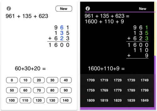 Educational Math App for iPhone