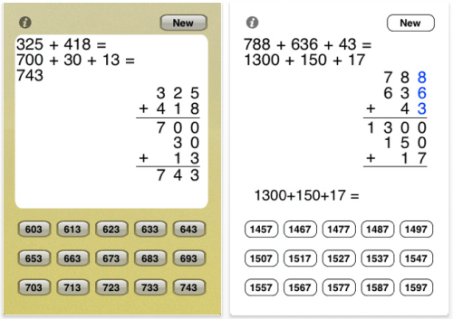 Educational Math App for iPhone