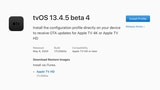 Apple Seeds tvOS 13.4.5 Beta 4 to Developers [Download]