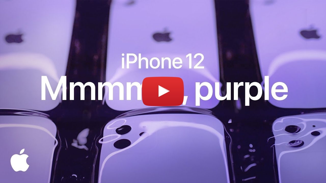 Apple Posts Ad For New Purple Iphone 12 Video Iclarified