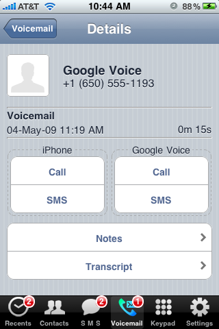 Black Swan Brings Google Voice Back to the iPhone Without Jailbreaking